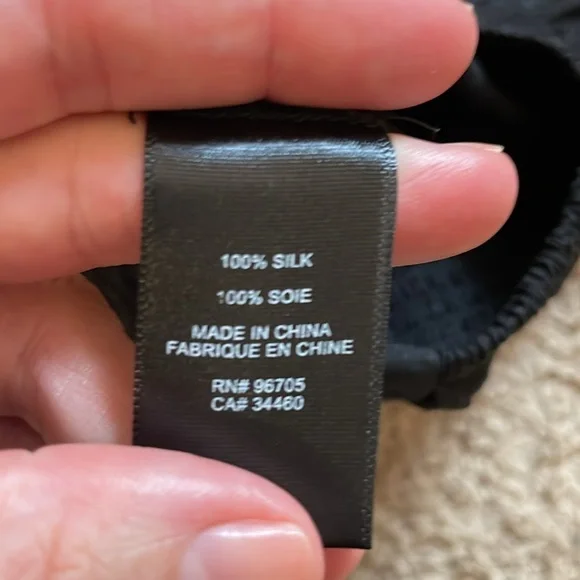 REBECCA TAYLOR High Elastic Back Waist Wide Leg Ankle Pant Crop Pant SILK 6 NWOT - Picture 14 of 15